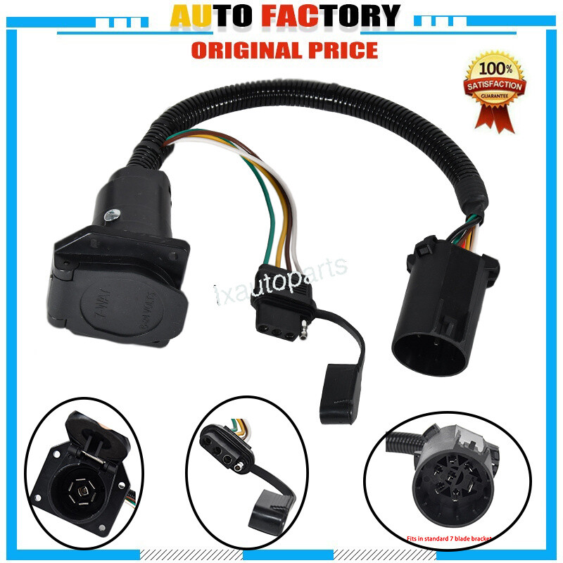 Trailer Hitch Wiring Kit 4 Pin And 7 Pin Connector For Chevy Silverado