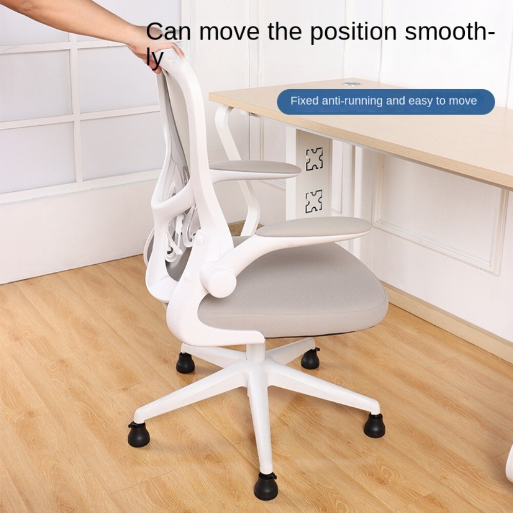 5PCS Felt Pads Office Chair Black Seat Replacement Spare Heavy Duty