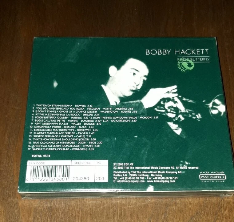 Bobby Hackett ‎– Poor Butterfly CD  ●●●NEU+OVP●●● - Bild 2 von 4