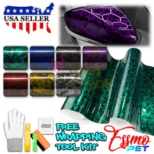 ESSMO PET Marble Forged Gloss Carbon Fiber Vehicle Vinyl Wrap Decal Sticker Film