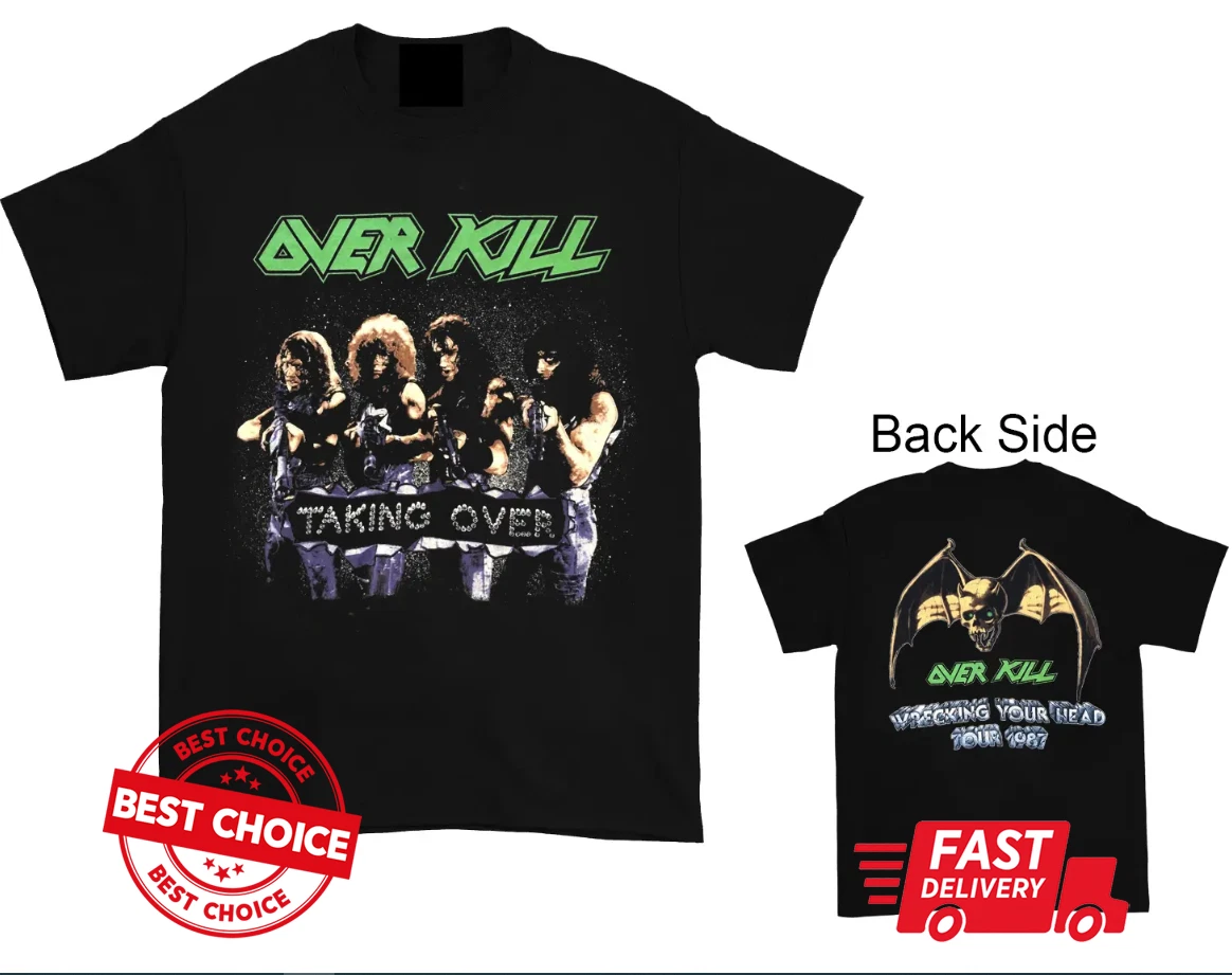 overkill tour shirt products for sale | eBay