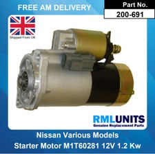 Starter Motor For Nissan Forklift M1T60281 M1T60285 M1T60081 M1T60381