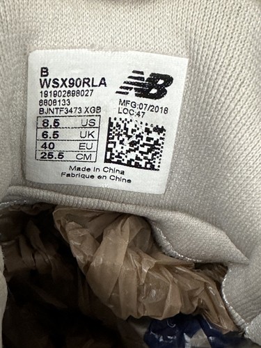 New Balance X-90 Series Sneakers White WSX90RLA Women’s 8.5 Running Shoes NB - Picture 7 of 9