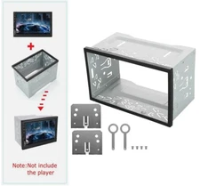 Double 2 Din Car Stereo Radio DVD Player Dash Installation Frame Mounting Kit US