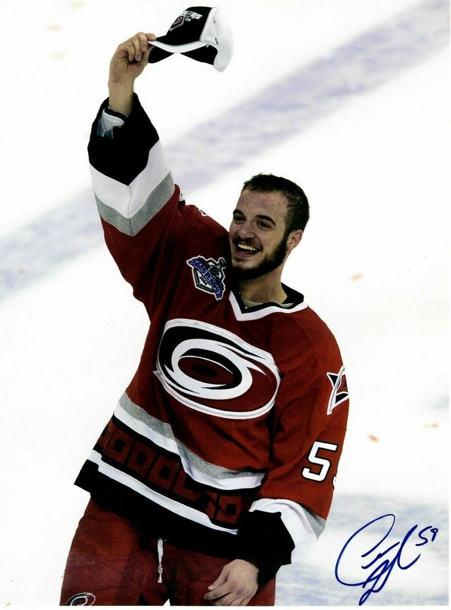 Chad LaRose Signed Carolina Hurricanes 2006 Stanley Cup