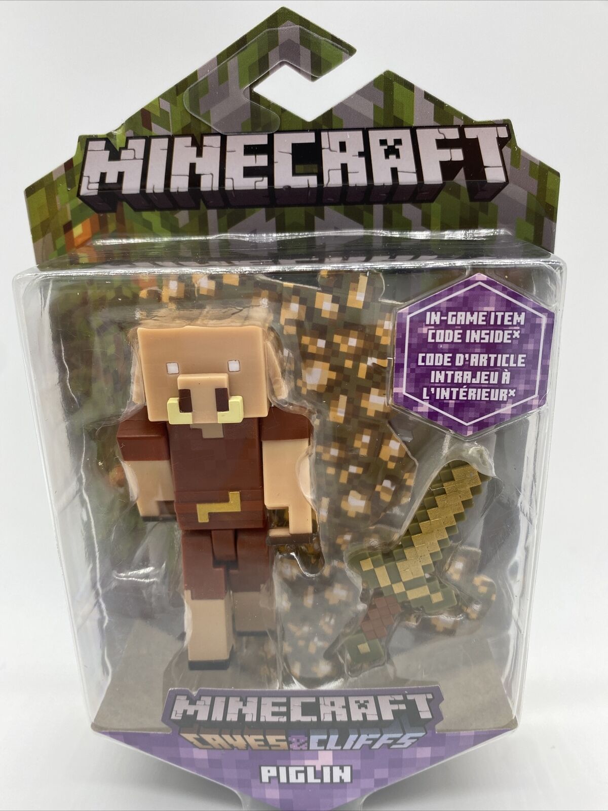 Figura Básica Minecraft - Caves and Cliffs - Piglin - Mattel -  superlegalbrinquedos