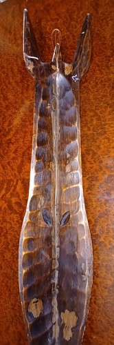 Safari africano tallado a mano 39,5" H colgante de pared. - Imagen 4 de 10