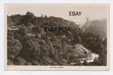BRISTOL England area CLIFTON DOWNS landscape. Avondale series pc Photo RPPC