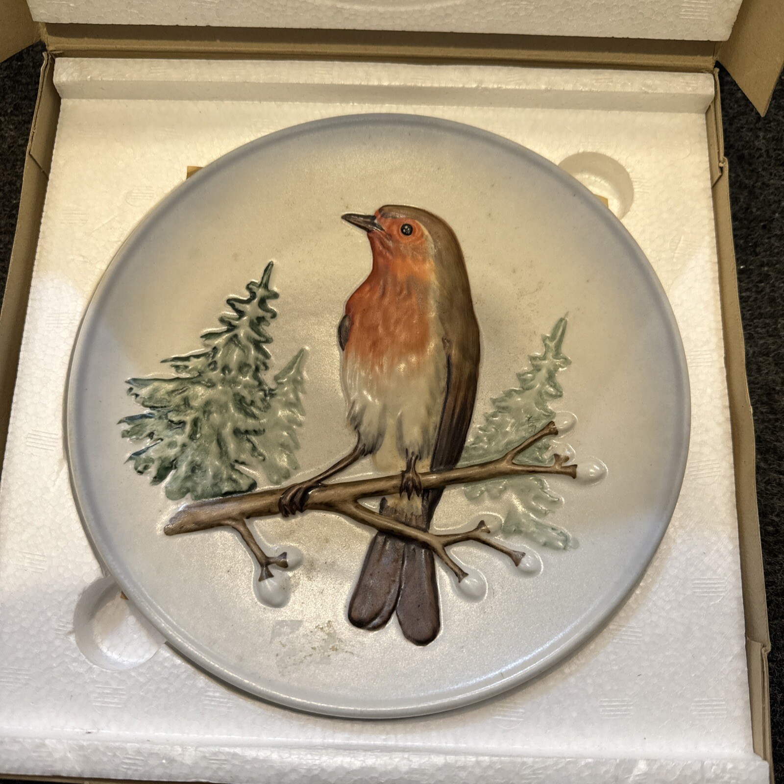Goebel 1973 #1 In Wildlife Series Wildlife Robin Plate w/ Box (I-1) | eBay