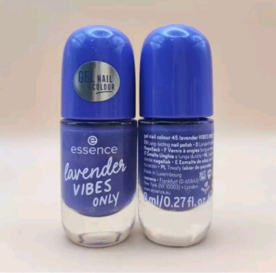 2×essence Nagellack, Gel Nail Colour 45 Lavender Vibes Only, NEU