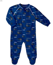 Orlando Magic NBA Baby Zip Up Coverall Footed Sleep Pajama PJ - 3/6M, 6/9M, 12M