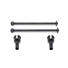 RC Hop Ups Hardened Steel Rear Driveshaft Set, 107mm 2 for Arrma Mojave 6S