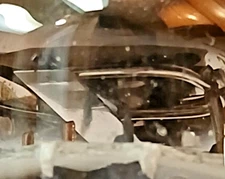 RARE SCRIPT LOGO AMPEREX 12AX7 / ECC83 TUBE FOIL STRIP D GETTER MADE IN HOLLAND