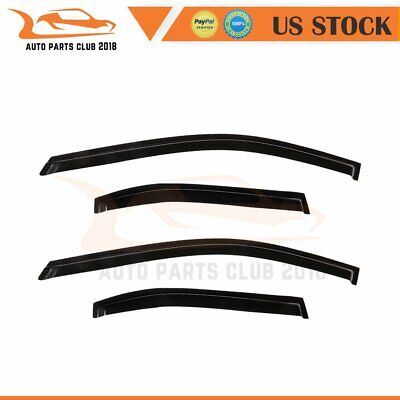 JDM Window Visor Deflector Out-Channel Light Tinted 4pcs For Acura TSX 04-08