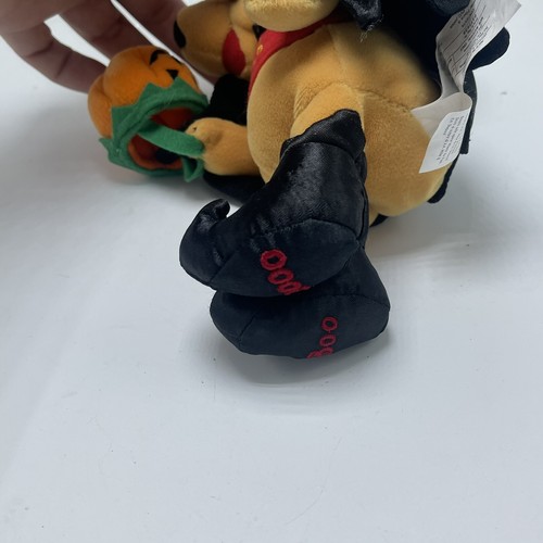 Disney Store Vintage 2000 Winnie Pooh Mini Borsa Fagioli Strega Pooh Costume Halloween - Foto 4 di 5