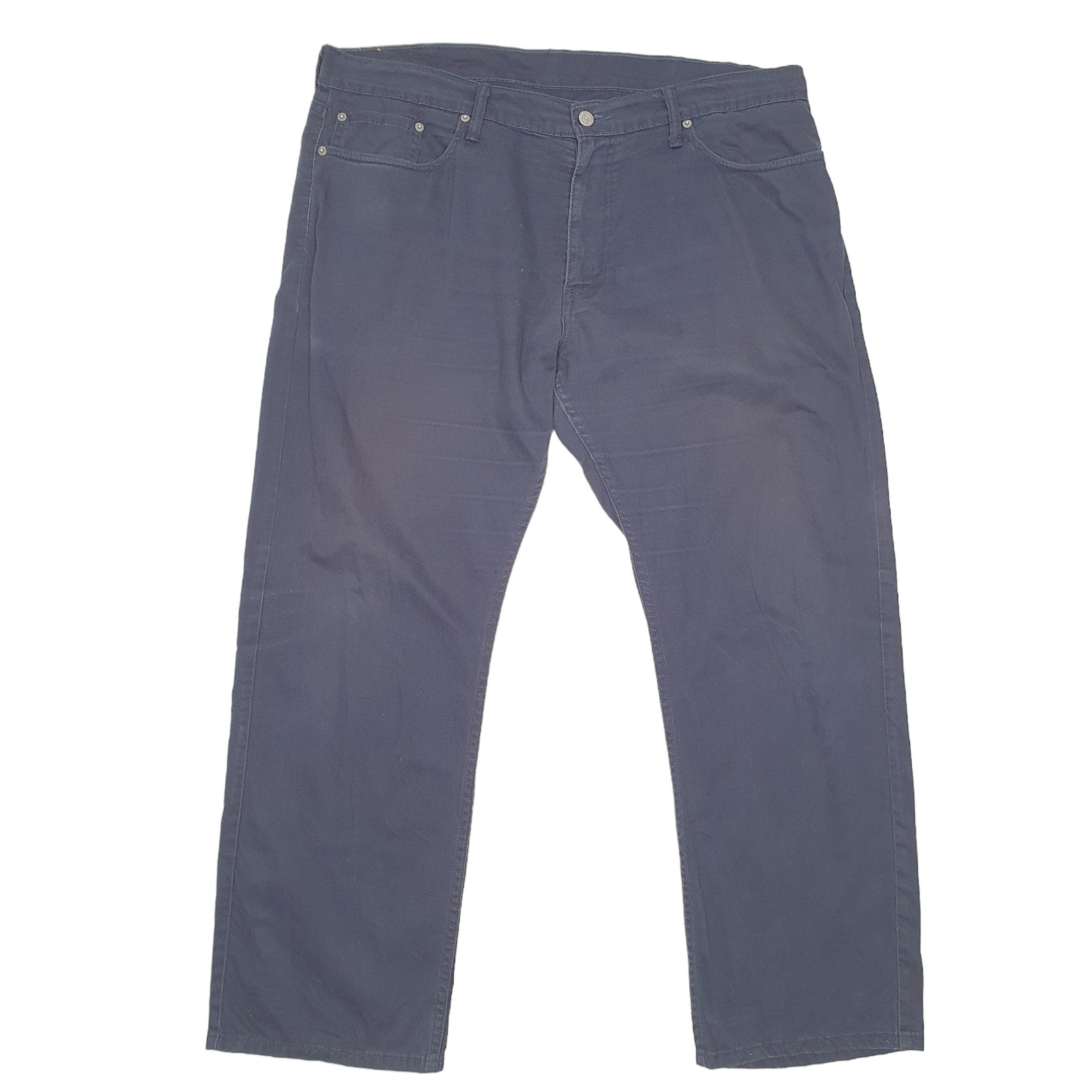 LEVIS 514 Chino Trousers Cotton Navy Mens W40 L30 image 2
