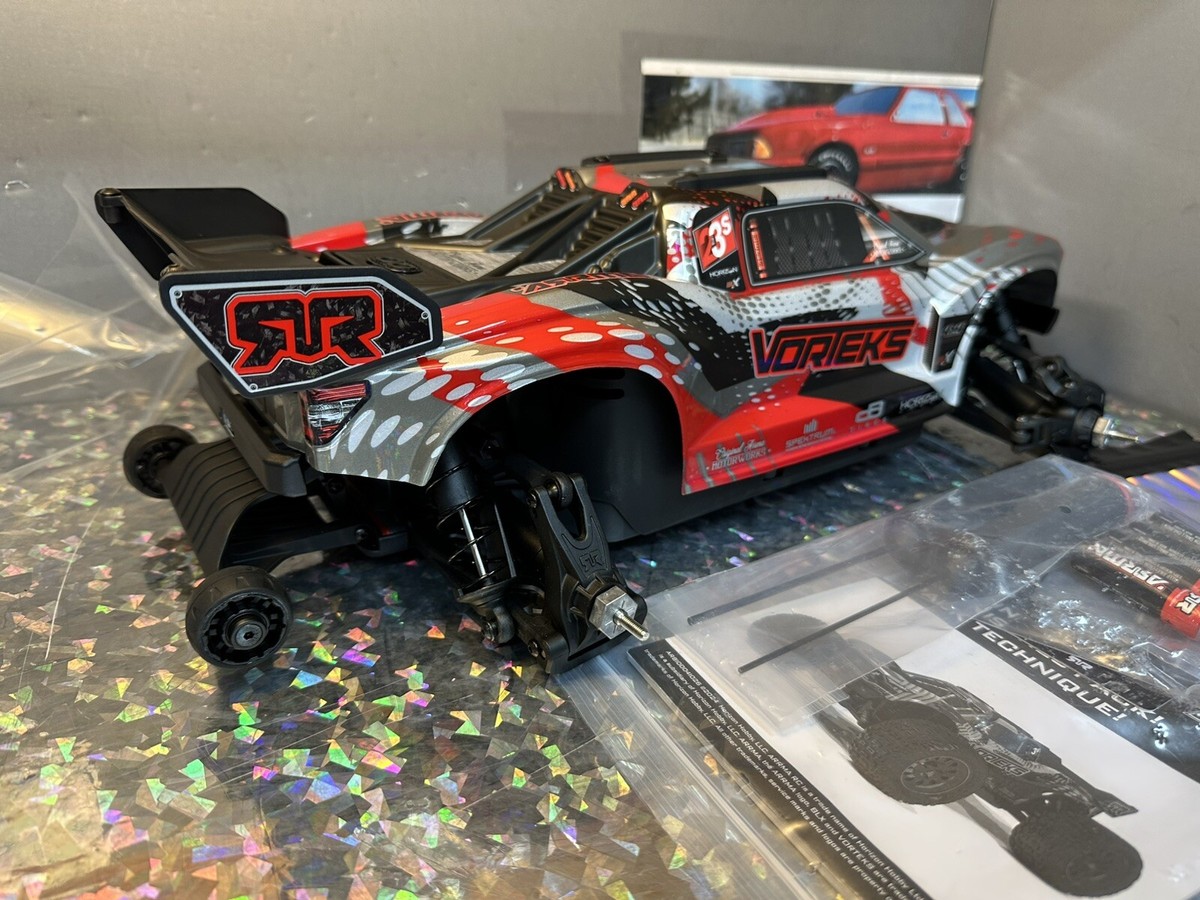 ARRMA 1/10 VORTEKS 4X4 223S BLX BRUSHLESS Roller Chassis Red