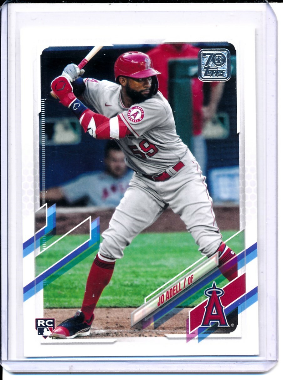 Jo Adell RC 2021 Topps Series 1 Los Angeles Angels Rookie Card #43