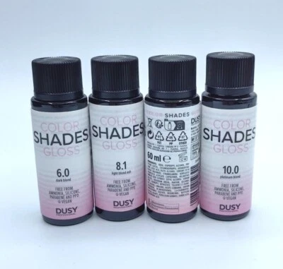 Dusy Professional Color Shades Gloss Haarfarbe 60ml Glanz/Pflege viele Töne G39
