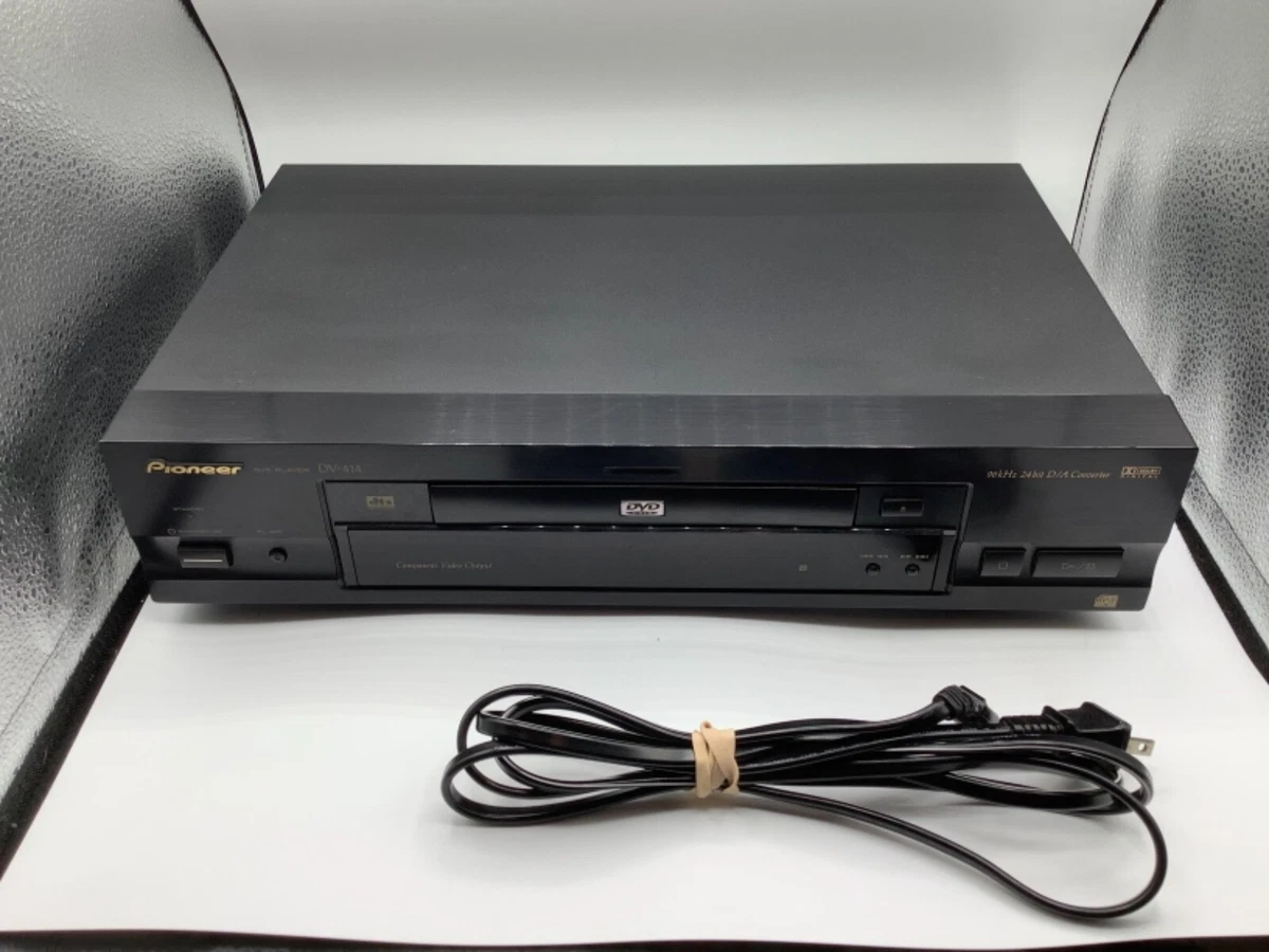 Pioneer DV-414 Digital Video DVD Player- NO Remote - Tested and Works