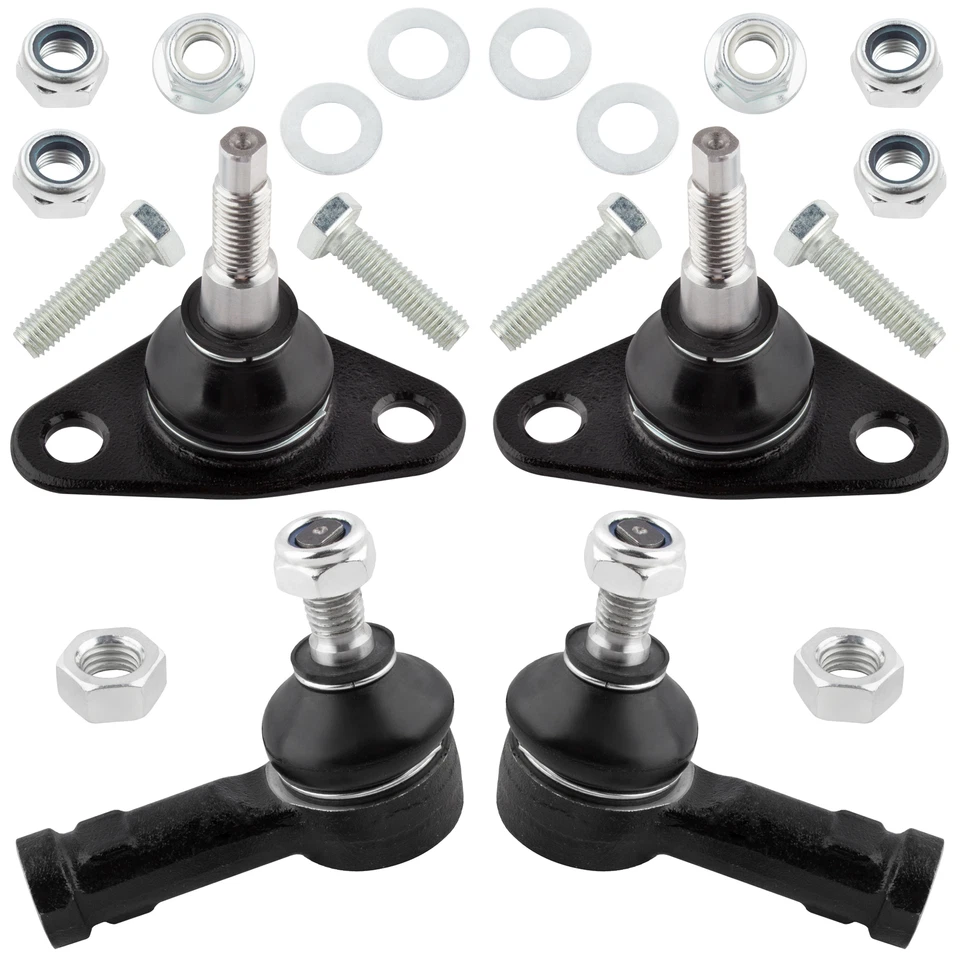 4pcs Front Outer Tie Rods Lower Ball Joints Fit for Volvo 740 1985 -1992 K9141 - image 4 of 4