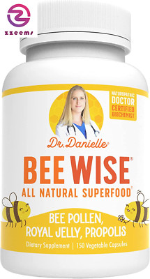 Dr. Danielle'S Bee Wise - Bee Pollen Supplement - Bee Well with Royal Jelly, Pro