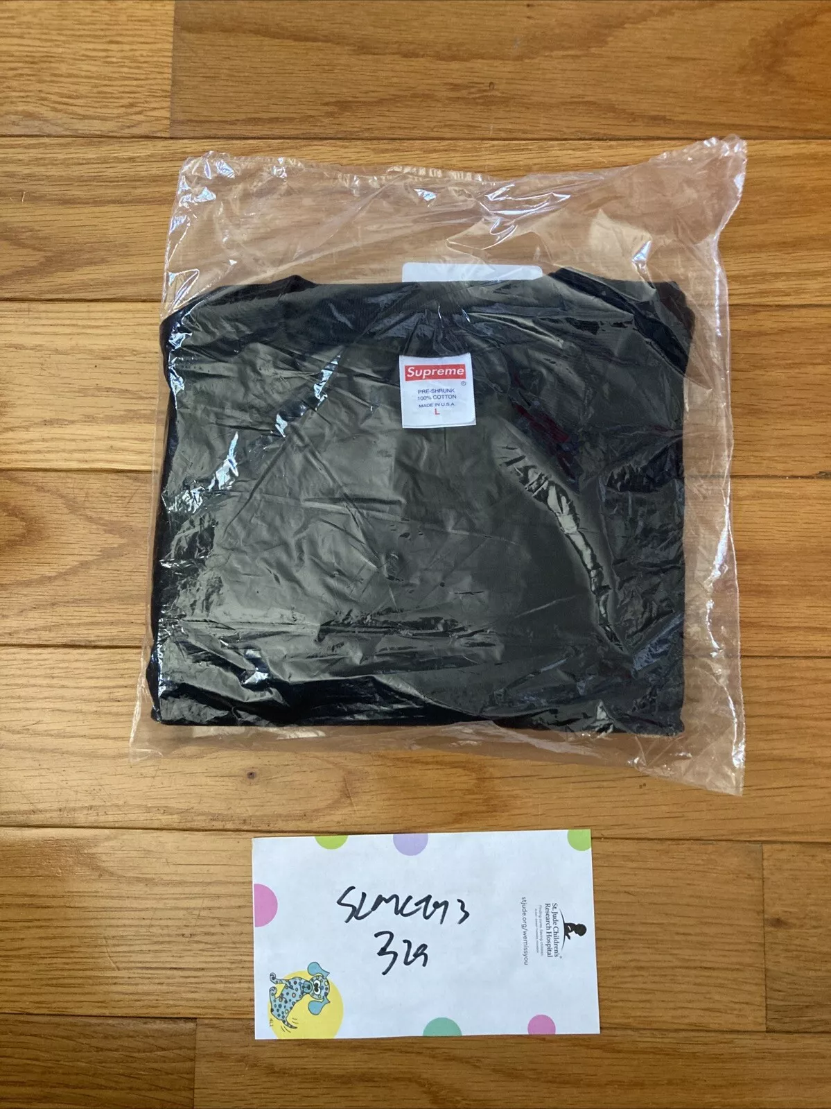Tee shirt logo Supreme Camo Box L noir FW23 NEUF
