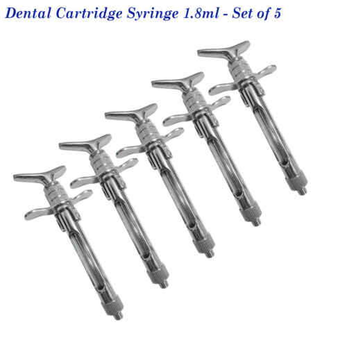 Dentaire Aspirant Seringue Cartouche 1.8ml Anesthésique Instrument Chirurgical - Afbeelding 1 van 5