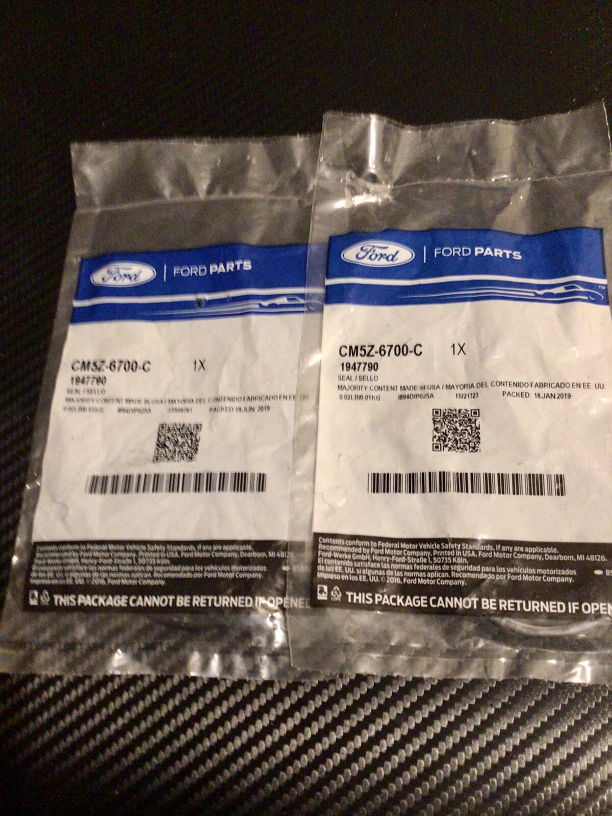 (2) Genuine Ford Front Cover Seal CM5Z6700C eBay