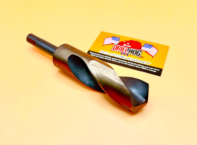 Drill Hog  1'' Drill Bit 1 Silver & Deming Bit HI-Molybdenum M7 Lifetime Warranty