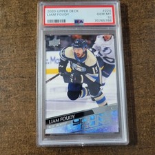2020-21 Liam Foudy UD Upper Deck YG Young Guns  #C100 Rookie RC