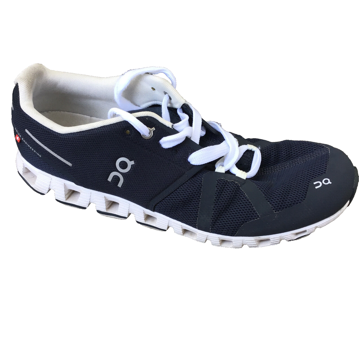 On Running Navy and Black Sneakers On Cloudnova Navy Blue White Athletic Running Shoes Men main image 2