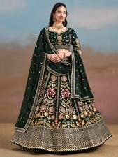 Indian Pakistani Bollywood Wedding Wear Lengha Party Ethnic Lehenga Choli Bridal