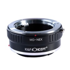 K F Concept Lens Adapter Ring for Minolta MD MC Lens to Sony NEX E-Mount Cameras