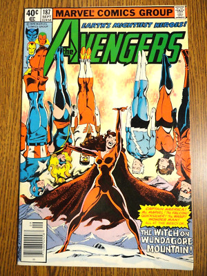Avengers #187 Zeitungskiosk Schlüssel Scarlet Hexe Origin Darkhold 1st Aufdruck