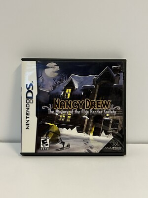 Nancy Drew: The Mystery of the Clue Bender Society (Nintendo DS, 2008) Complete