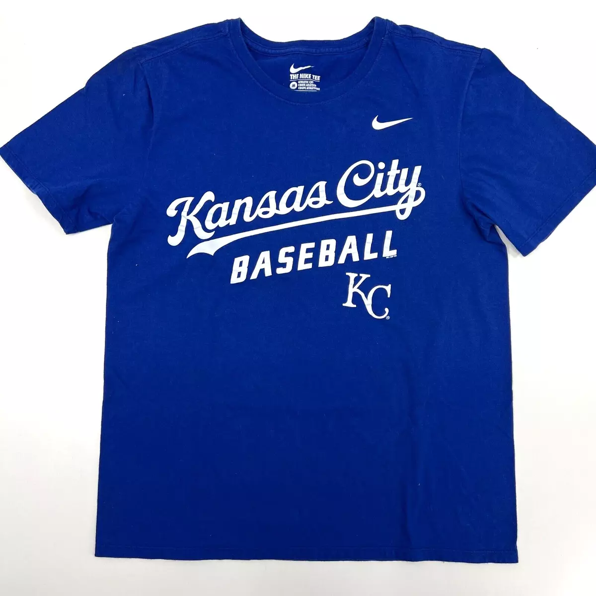 Kansas City KC Royals Blue T-Shirt Baseball Nike Womens sz M