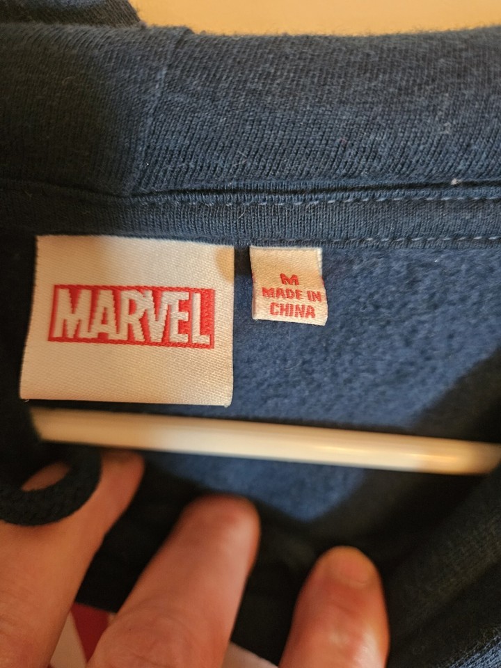 Marvel Avengers Hoodie Size Medium Big Back Hit Used eBay