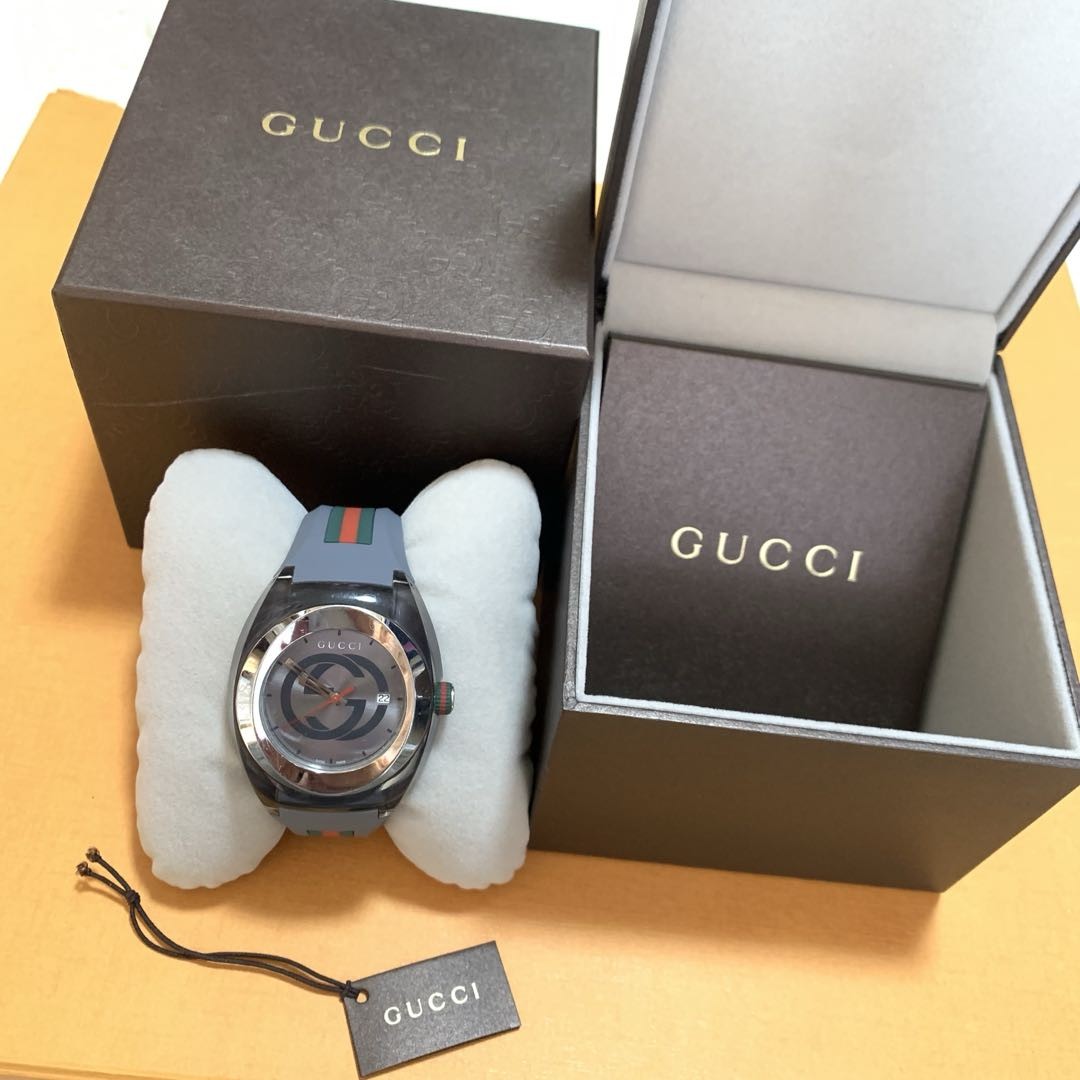 Gucci Sync Interlocking Analog Quartz Men Men'S W… - image 1