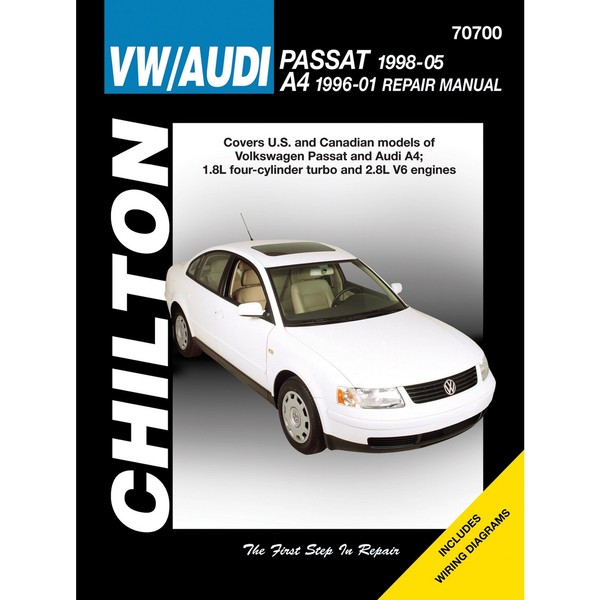 VW Passat 5 V 1998-2005 Us-Modelle USA Kombi Reparaturanleitung Chilton-image