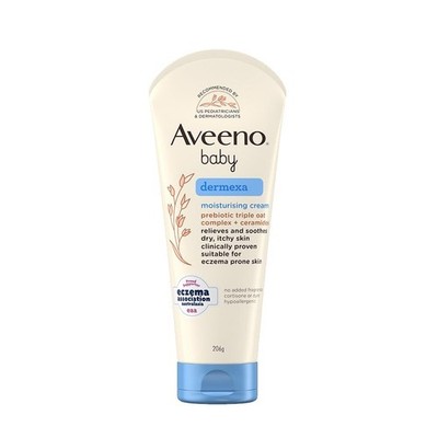 Aveeno Baby Dermexa Moisturising Cream 206g Dry Itchy Sensitive Skin Relief