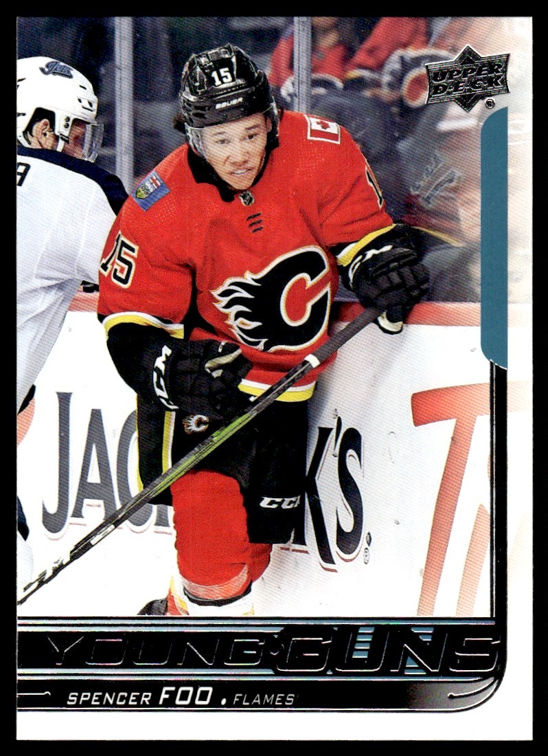 2018-19 Upper Deck Young Guns Spencer Foo Rookie Calgary Flames #470