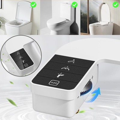 Dusch WC Aufsatz Bidet Doppeldüsen WC Popodusche Dusch WC Intimdusche Toilette