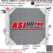 3-ROW RADIATOR For 2007-2018 JEEP WRANGLER/WRANGLER JK 3.6L/3.8L V6 #CU2957