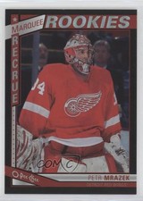2013 O-Pee-Chee Marquee Rookies Black Rainbow Foil 56/100 Petr Mrazek #556 1o3