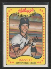 1981 Kellogg's 3-D Super Stars #46 Lee Mazzilli - Mint! Set Break!