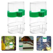 6 Pcs Parrot Water Dispenser Bird Automatic Feeder Budgie Cage Accessories