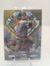 2022 Topps Chrome Update #DGC-69 Carlton Fisk Diamond Greats Die Cuts