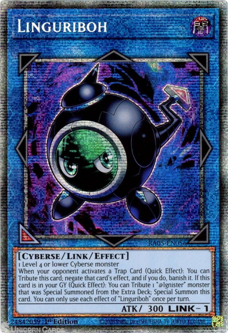 RA05-EN056 Linguriboh : Starlight Rare 1st Edition Mint YuGiOh Card