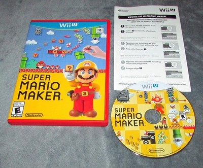 Super Mario Maker for Nintendo Wii U Complete Fast Shipping